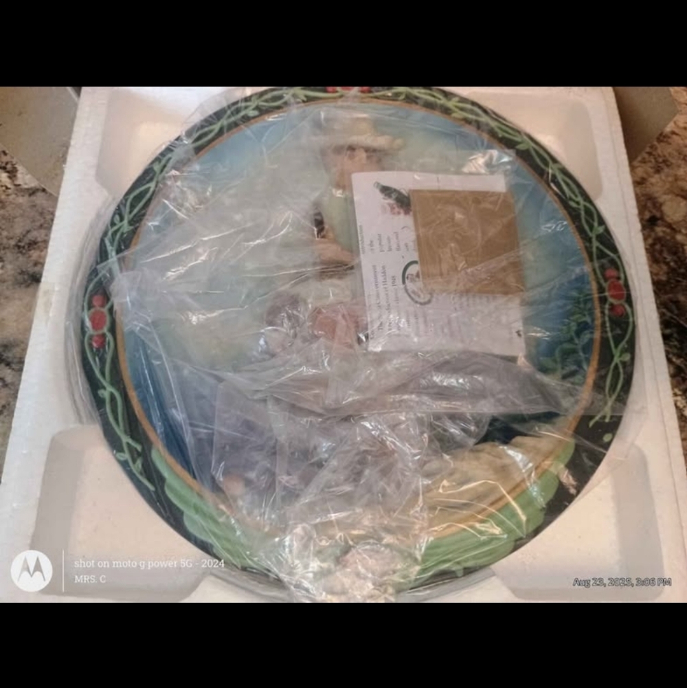 Norman Rockwell Out Fishin Coca Cola Commemorative Edition Plate. With COA - Picture 5 of 11